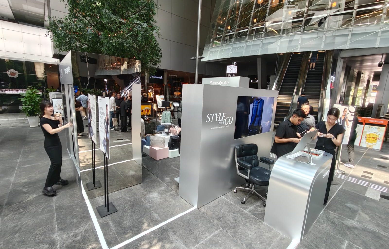 Samsonite Launches “Style On The Go: The Professional Edit” Pop-Up in Singapore’s CBD - Alvinology