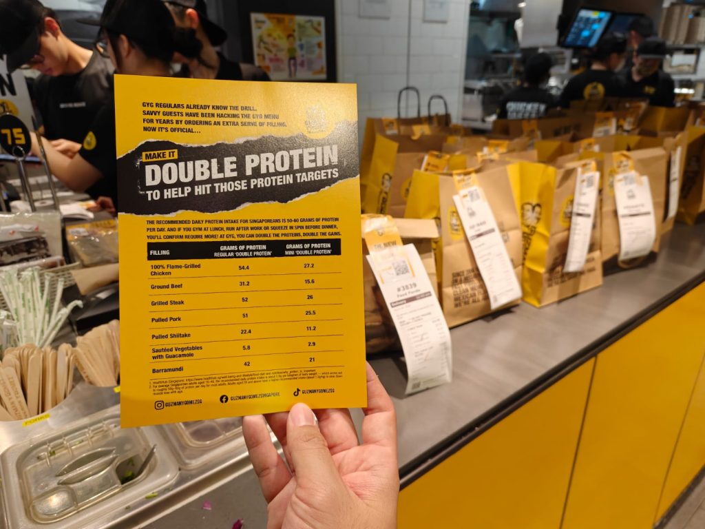 [PROMO Alert] Guzman y Gomez Singapore Makes Gains Easier with New Double Protein Menu Permanent Addition, Free Upgrade for GOMEX Members Till 5 April - Alvinology