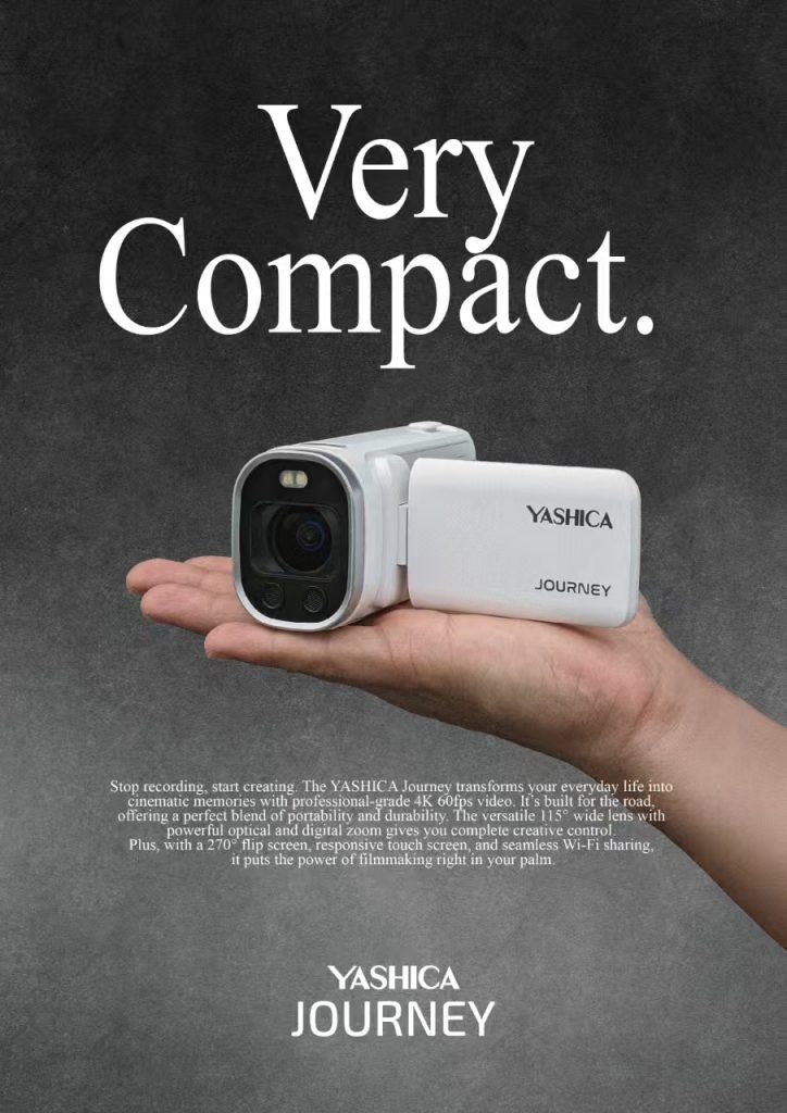 YASHICA Launches JOURNEY Camcorder, a Compact 4K Video Device for Creators on the Move YASHICA Launches JOURNEY Camcorder, a Compact 4K Video Device for Creators on the Move - Alvinology