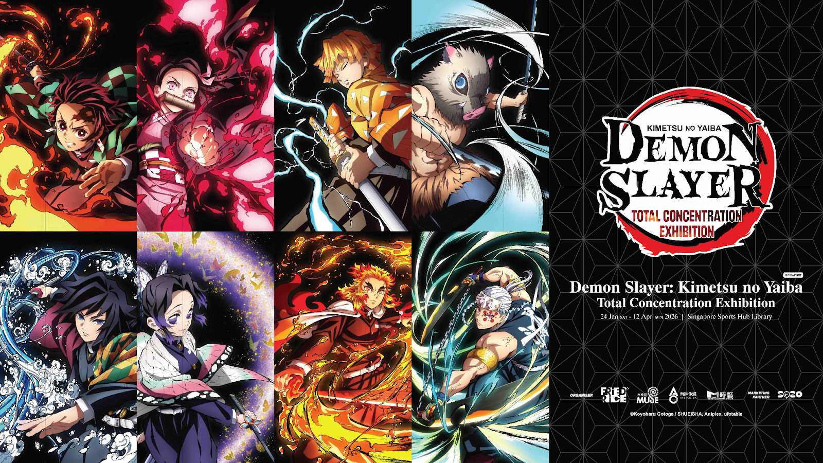 Demon Slayer: Kimetsu no Yaiba Total Concentration Exhibition in Singapore Extended Until April 2026 - Alvinology