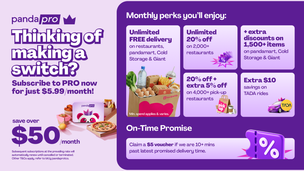 foodpanda’s PRO Week Returns with Big Savings: Up to 50% Off Food and 30% Off Groceries - Alvinology