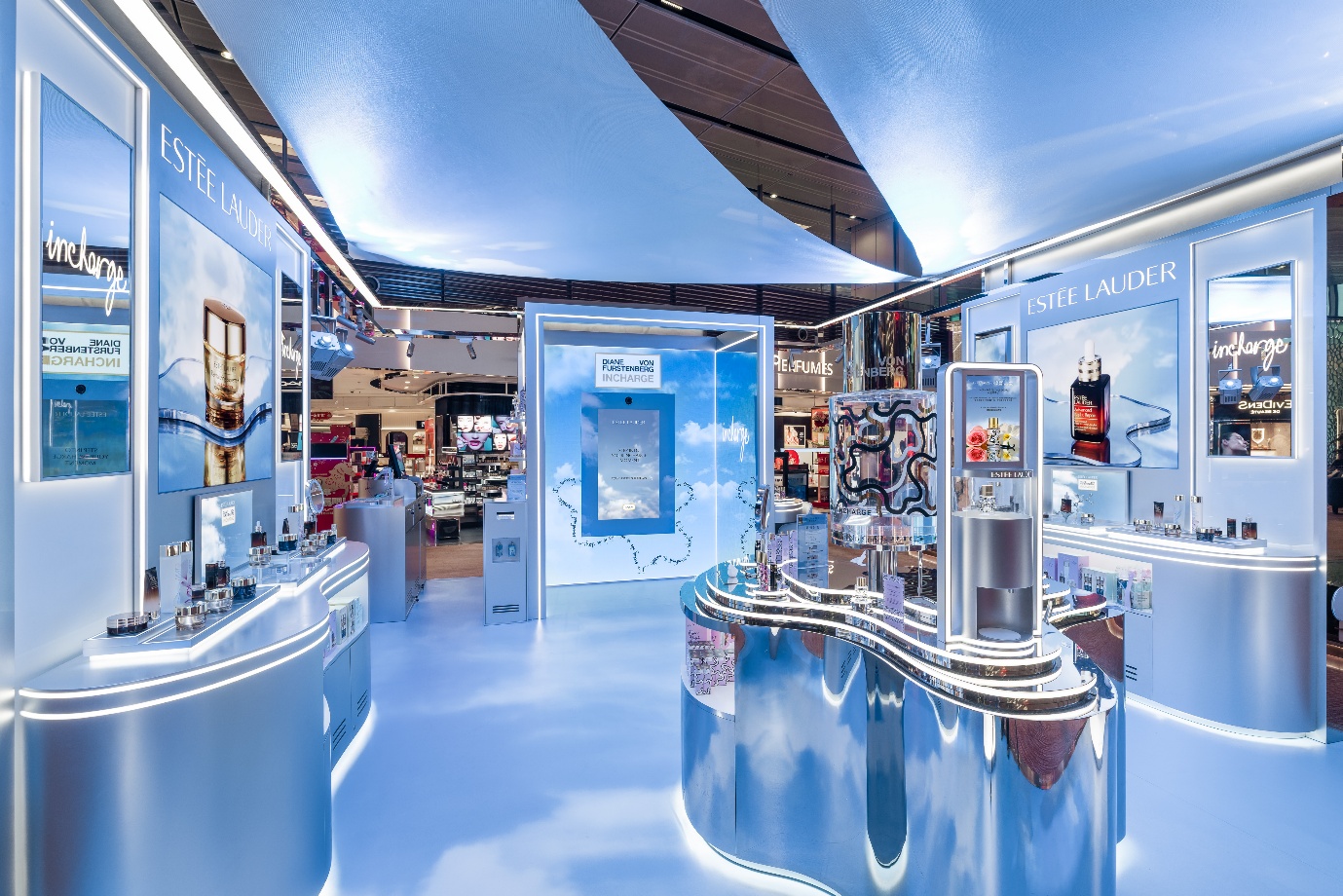 Estée Lauder Teams Up with Diane von Furstenberg to Launch InCharge Collection at Changi Airport - Alvinology