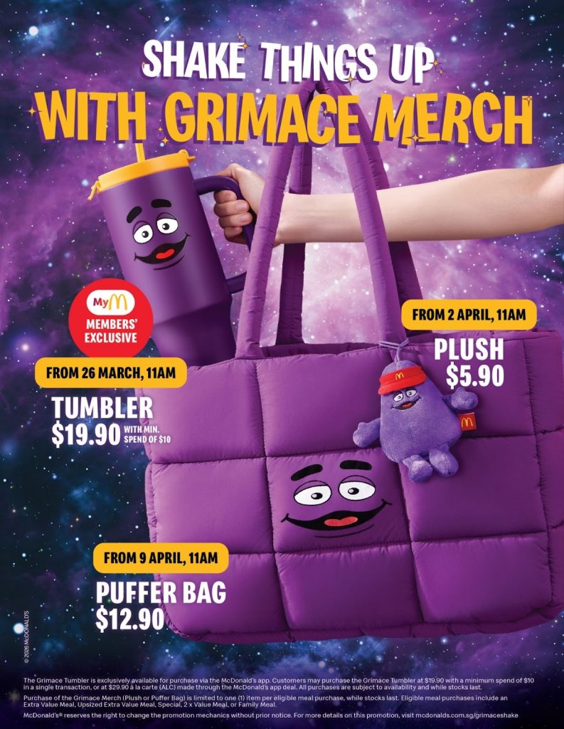 Grimace Shake Lands in Singapore as McDonald’s Unveils New Menu, Merch and Fan Experiences Grimace Shake Lands in Singapore as McDonald’s Unveils New Menu, Merch and Fan Experiences - Alvinology