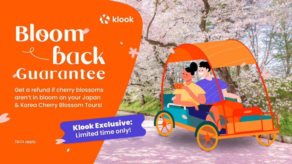 Klook Launches Bloom Back Guarantee: Refunds for Missed Cherry Blossoms in Japan and Korea - Alvinology