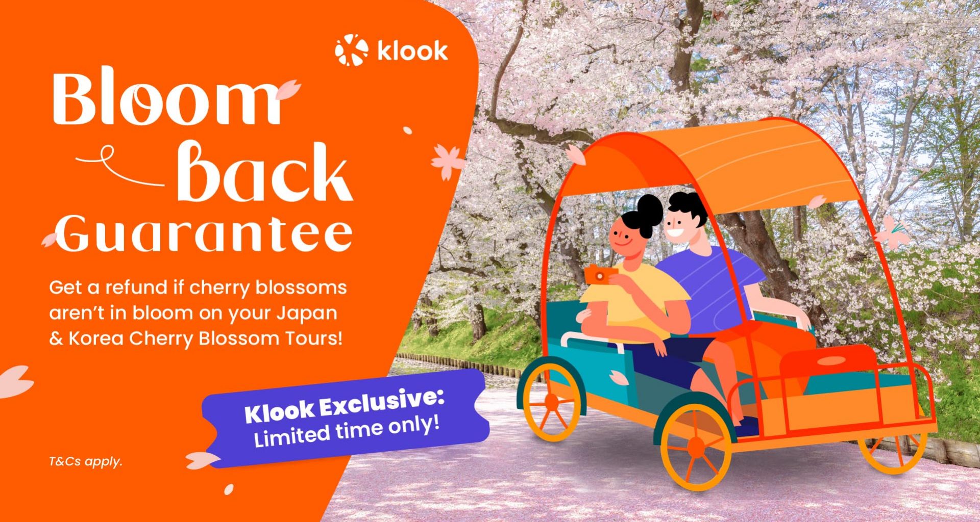 Klook Launches Bloom Back Guarantee: Refunds for Missed Cherry Blossoms in Japan and Korea - Alvinology
