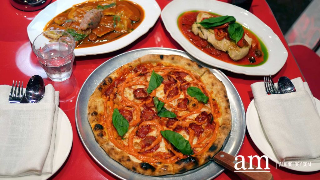 [Review] Medusa Osteria Romana Brings a Very Red and Very Loud Slice of 1960s Rome to Singapore - Alvinology