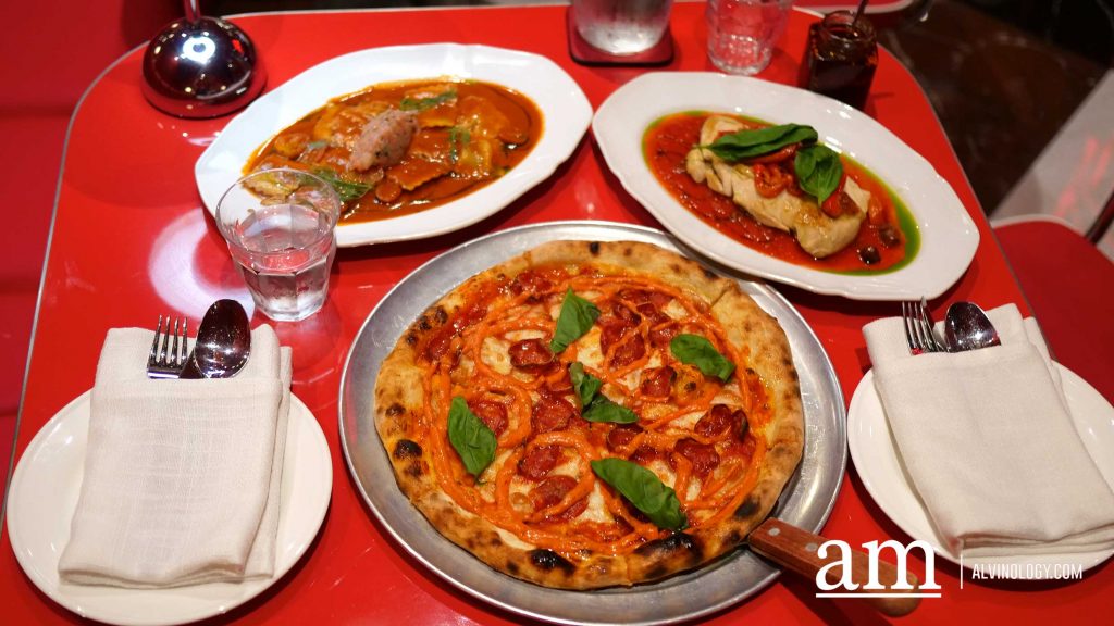 [Review] Medusa Osteria Romana Brings a Very Red and Very Loud Slice of 1960s Rome to Singapore - Alvinology