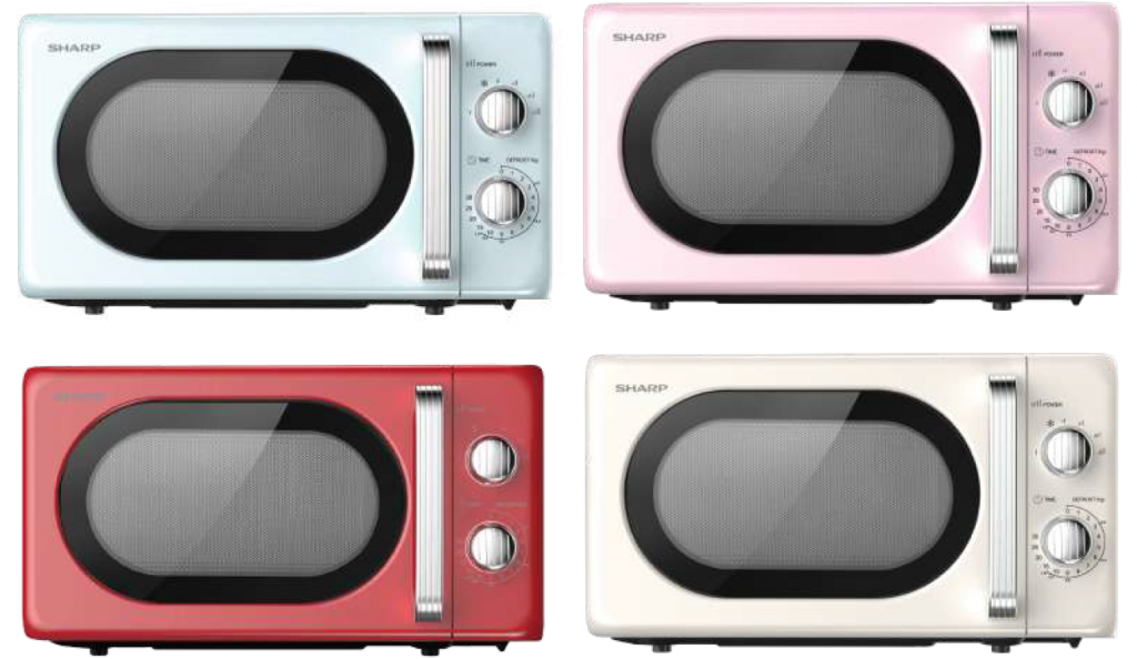 SHARP Debuts Retro-Inspired Solo Microwave Oven, Combining Vintage Style with Modern Convenience - Alvinology