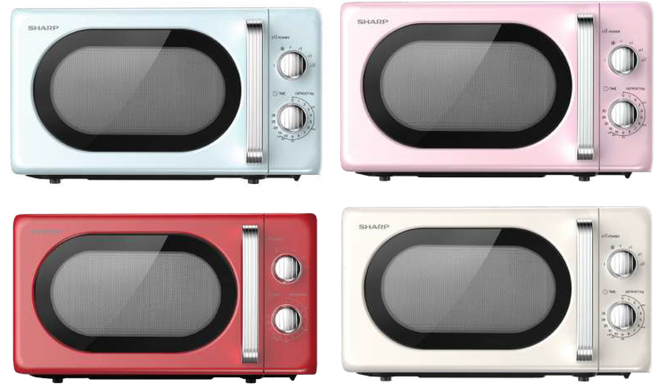 SHARP Debuts Retro-Inspired Solo Microwave Oven, Combining Vintage Style with Modern Convenience - Alvinology