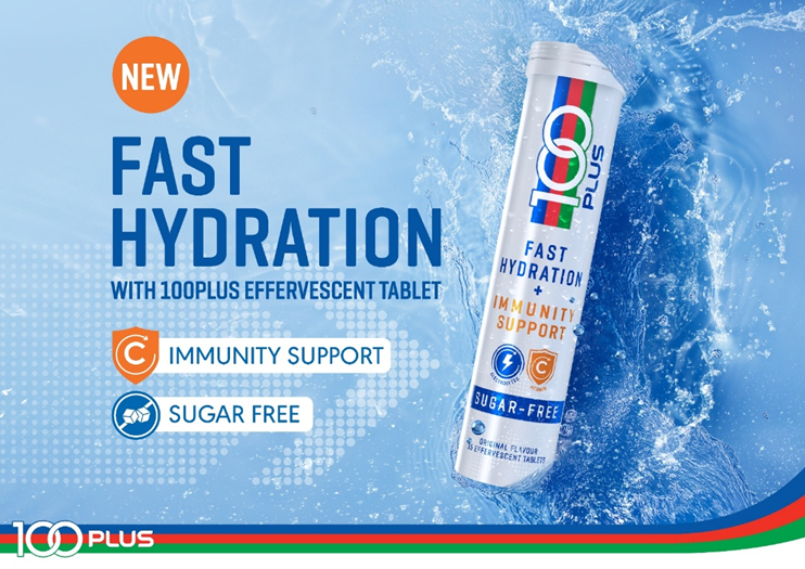 100PLUS Launches New Effervescent Tablet for Hydration and Immunity on the Go - Alvinology