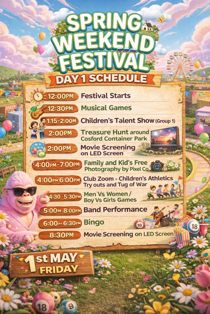 Cosford Container Park Unveils New Lifestyle Concept with YOUNGS Restaurant & Bar and 3-Day Spring Festival - Alvinology