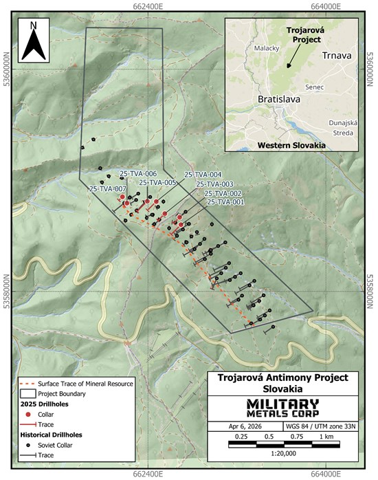 Military Metals Reports Maiden Inferred Resource Estimate Containing 67,000 Tonnes of Antimony and 222,000 Ounces of Gold at Flagship Trojarova Project, Europe - Alvinology