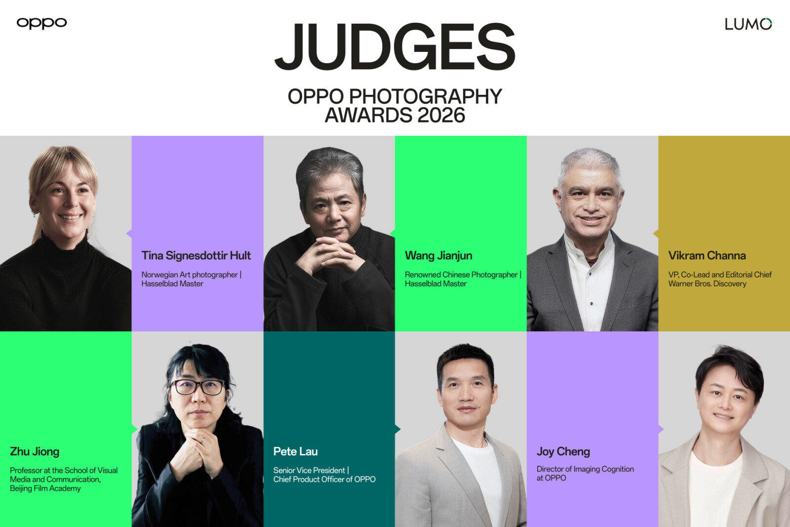 OPPO Opens Entries for OPPO Photography Awards 2026, Introducing New "Super Video" Category and Programs Supporting Young Creators Members of the awards’ judging panel.