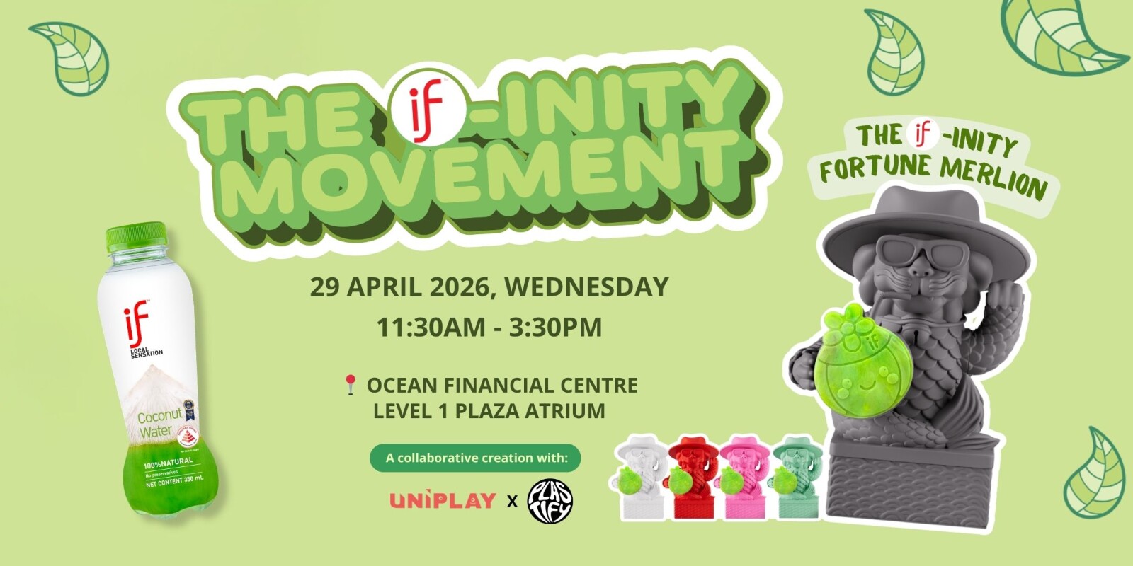 IF Coconut Brings Singaporeans Together to Co-Create 40 Ultra-Limited Merlion Collectibles from 1,200 Plastic Bottles A) Press Release Image 4