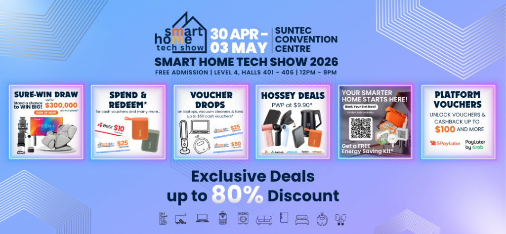 Smart Home Tech Show 2026 Returns to Suntec with Massive Deals, New Tech Launches and $300,000 Prize Pool Smart Home Tech Show 2026 Returns to Suntec with Massive Deals, New Tech Launches and $300,000 Prize Pool - Alvinology