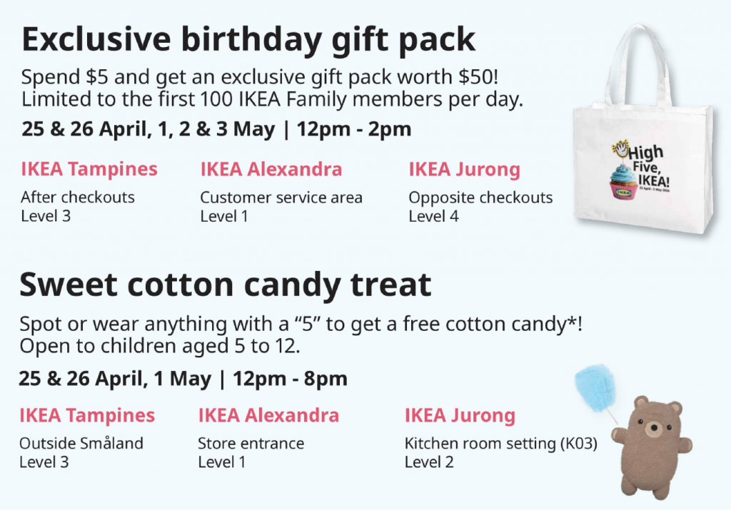 IKEA Jurong Turns 5: Celebrate with Discounts, Surprises, and Tasty Treats IKEA Jurong Turns 5: Celebrate with Discounts, Surprises, and Tasty Treats - Alvinology