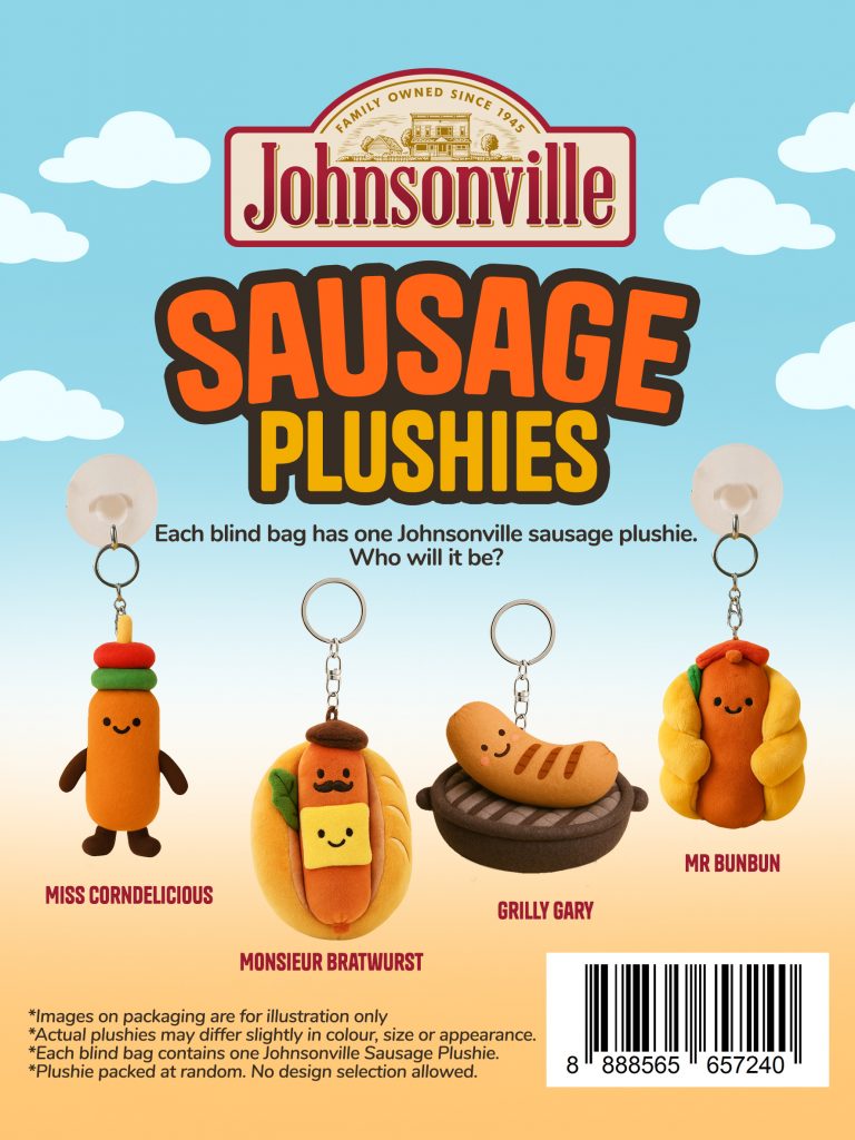 Collect All Four Sausage Plushies With Johnsonville Twin Packs This April and May - Alvinology