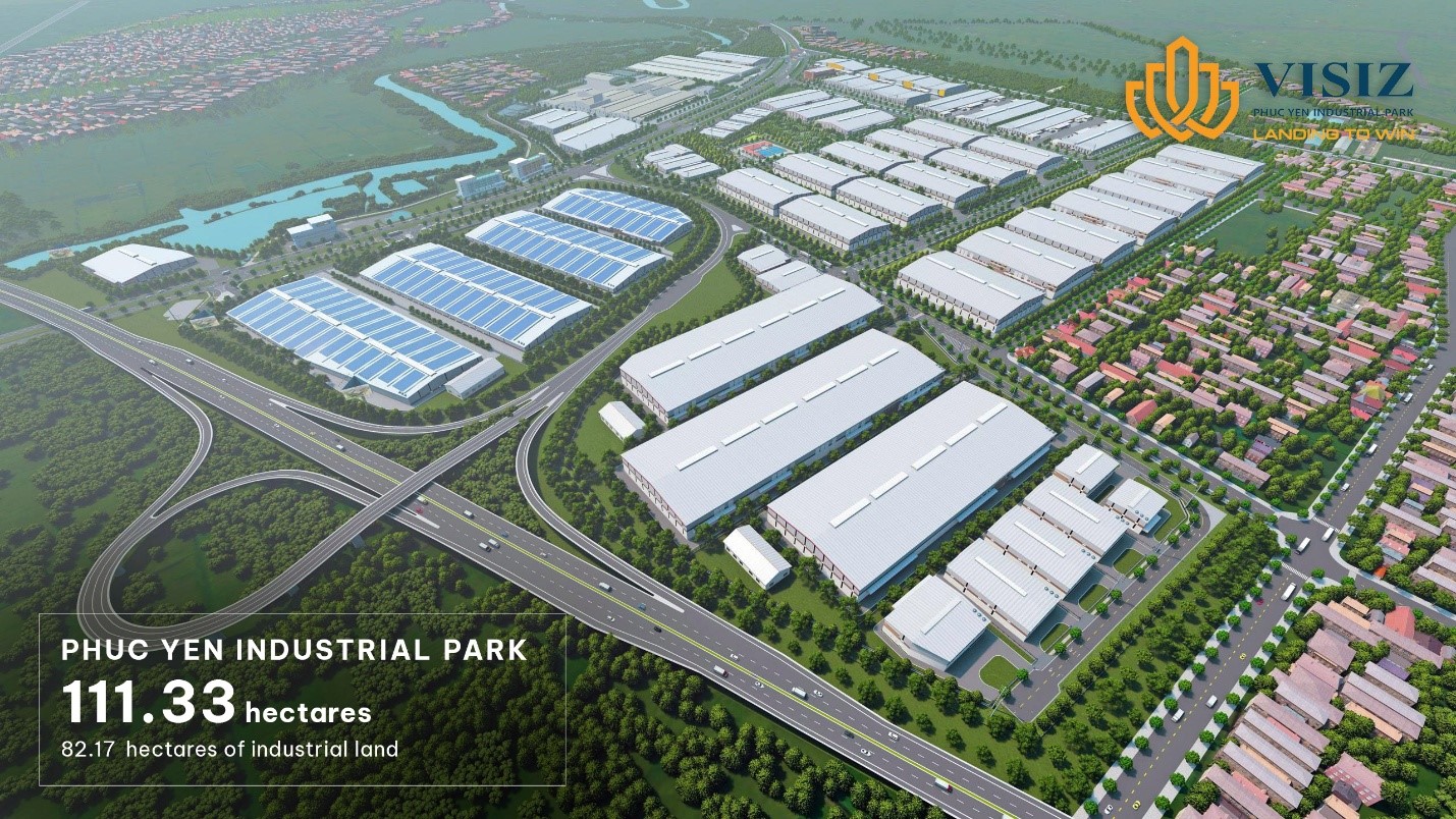 Phuc Yen Industrial Park a catalyst for investment in Phu Tho A view of the Phuc Yen Industrial Park in Phuc Yen Ward in Phu Tho Province. — Photo courtesy of the firm