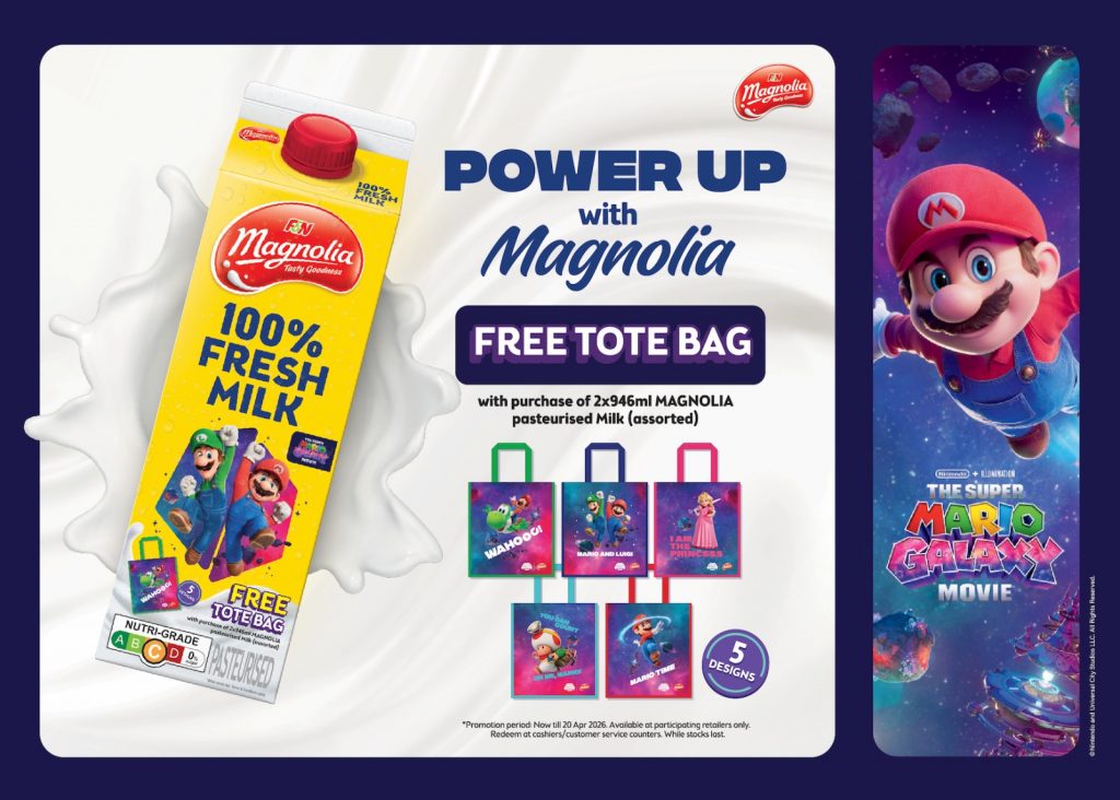 Score Super Mario Galaxy Merch with F&N Magnolia New Limited Edition Range - Alvinology