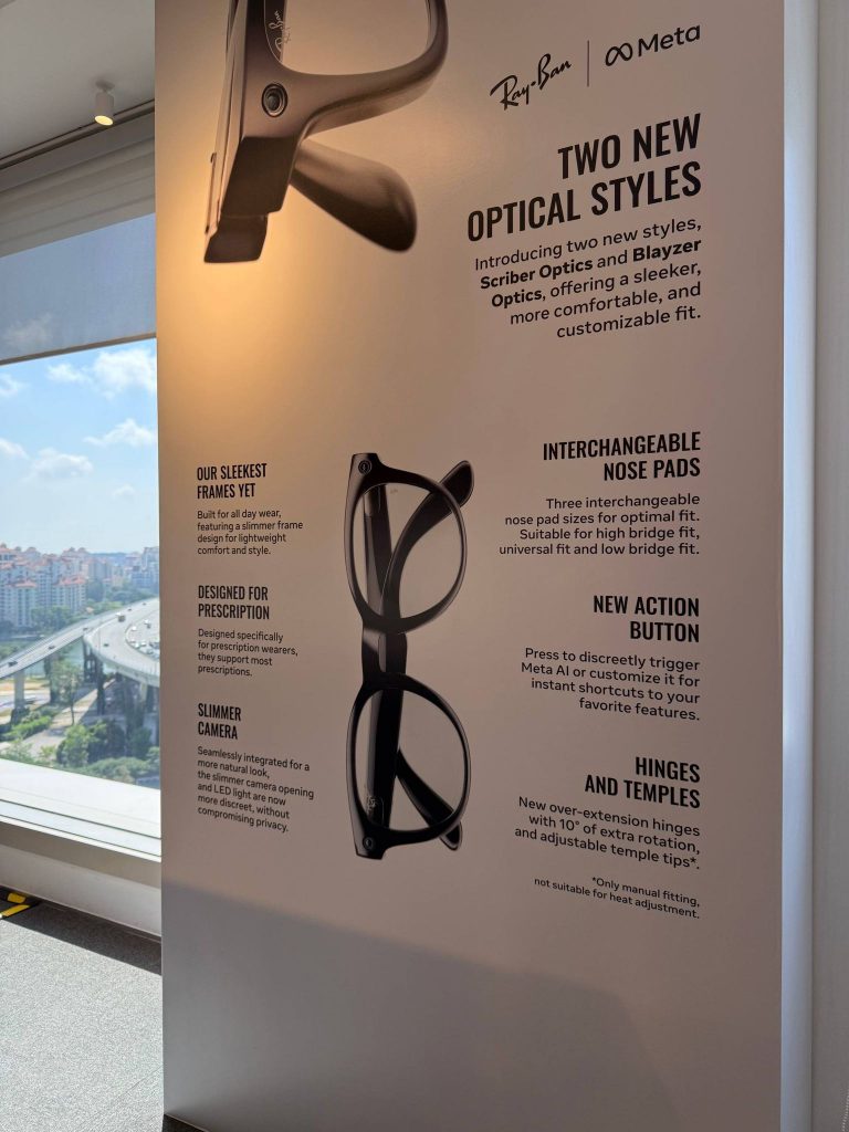 [Review] Meta and EssilorLuxottica Launch Ray-Ban Meta and Oakley Meta AI Glasses in Singapore - Alvinology