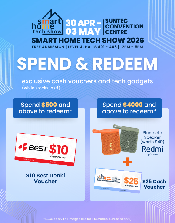Smart Home Tech Show 2026 Returns to Suntec with Massive Deals, New Tech Launches and $300,000 Prize Pool Smart Home Tech Show 2026 Returns to Suntec with Massive Deals, New Tech Launches and $300,000 Prize Pool - Alvinology