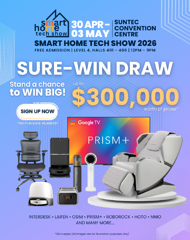 Smart Home Tech Show 2026 Returns to Suntec with Massive Deals, New Tech Launches and $300,000 Prize Pool Smart Home Tech Show 2026 Returns to Suntec with Massive Deals, New Tech Launches and $300,000 Prize Pool - Alvinology