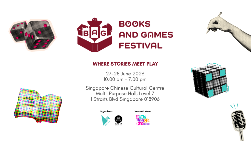 BAGFest 2026 Debuts in Singapore, Bringing Books and Board Games Together in One Creative Festival - Alvinology