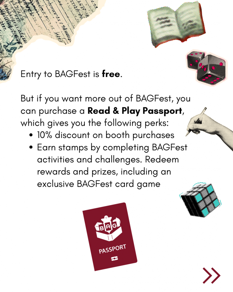 BAGFest 2026 Debuts in Singapore, Bringing Books and Board Games Together in One Creative Festival - Alvinology