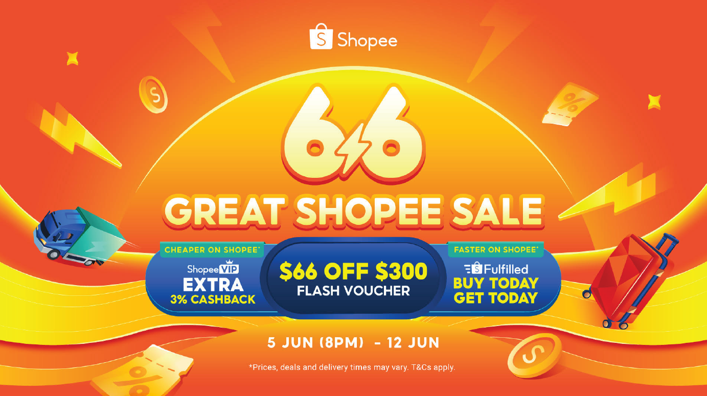 Shopee 6.6 Great Shopee Sale returns with cashback rewards, FIFA World Cup 2026 giveaway and Starbucks 1-for-1 deals - Alvinology