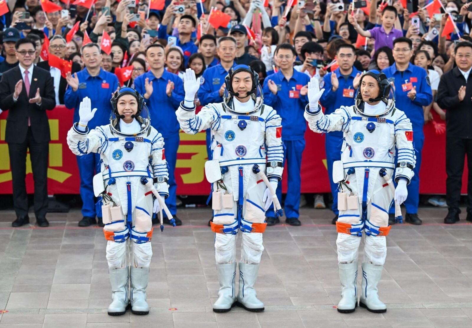 Hong Kong’s first astronaut participates in Shenzhou-23 manned spaceflight mission Dr Lai Ka-ying (left) made history by becoming the first Hong Kong astronaut to blast off into space aboard the Shenzhou-23 manned spaceship.