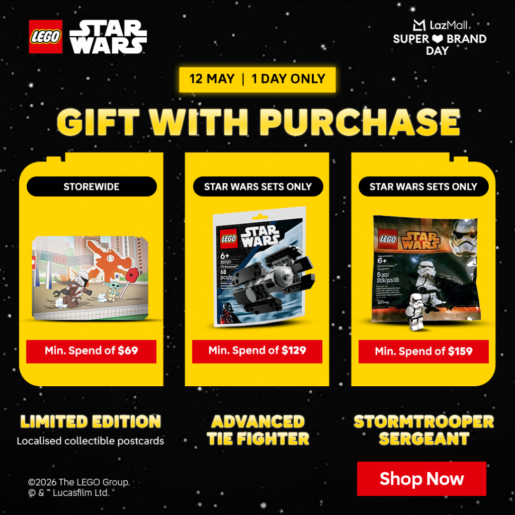 Lazada and LEGO Singapore Launch First Ever LEGO Star Wars Super Brand Day with Exclusive Sets and Collectibles - Alvinology