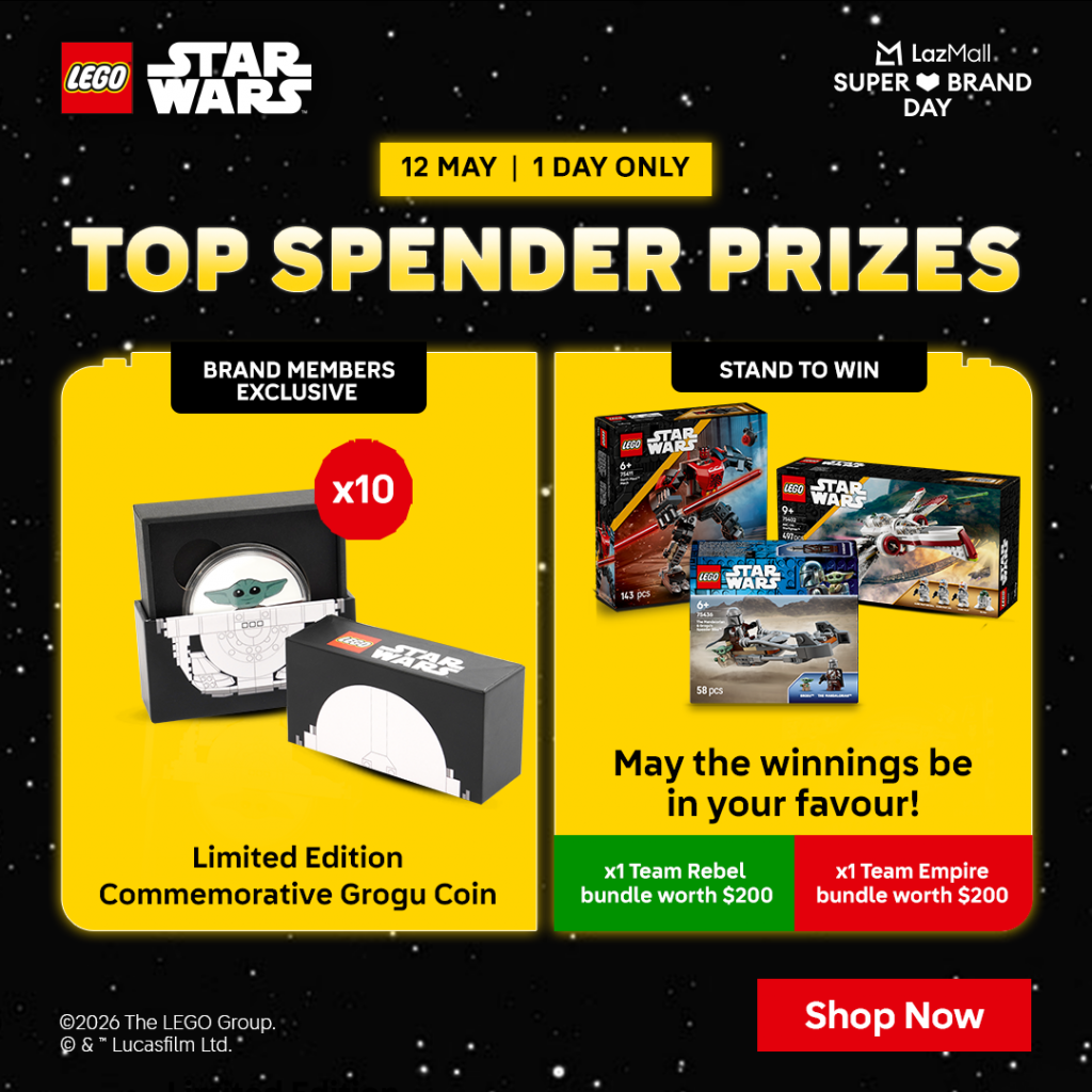 Lazada and LEGO Singapore Launch First Ever LEGO Star Wars Super Brand Day with Exclusive Sets and Collectibles - Alvinology