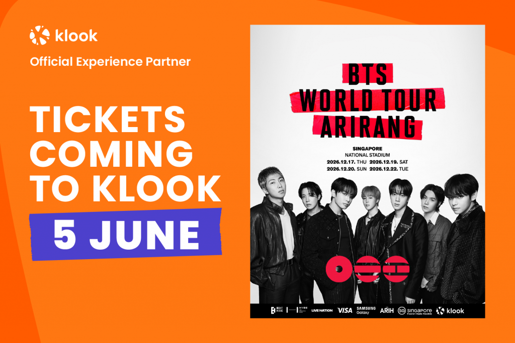 Klook Launches BTS WORLD TOUR ‘ARIRANG’ Singapore Experience Packages Combining Concert Access and Local Attractions - Alvinology