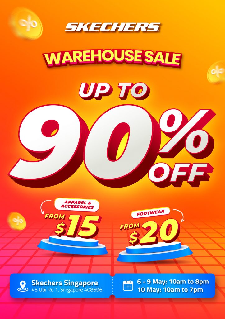 Skechers Warehouse Sale Returns to Singapore with Five Days of Deals and Discounts Up to 90% Off - Alvinology