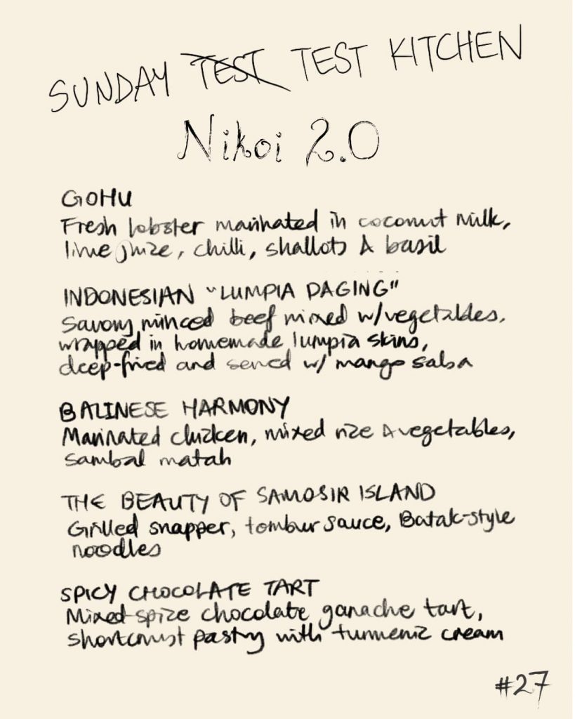 Nikoi and Cempedak Bring Indonesian Island Flavours to Singapore with One Day Wildcard Takeover on 17 May - Alvinology
