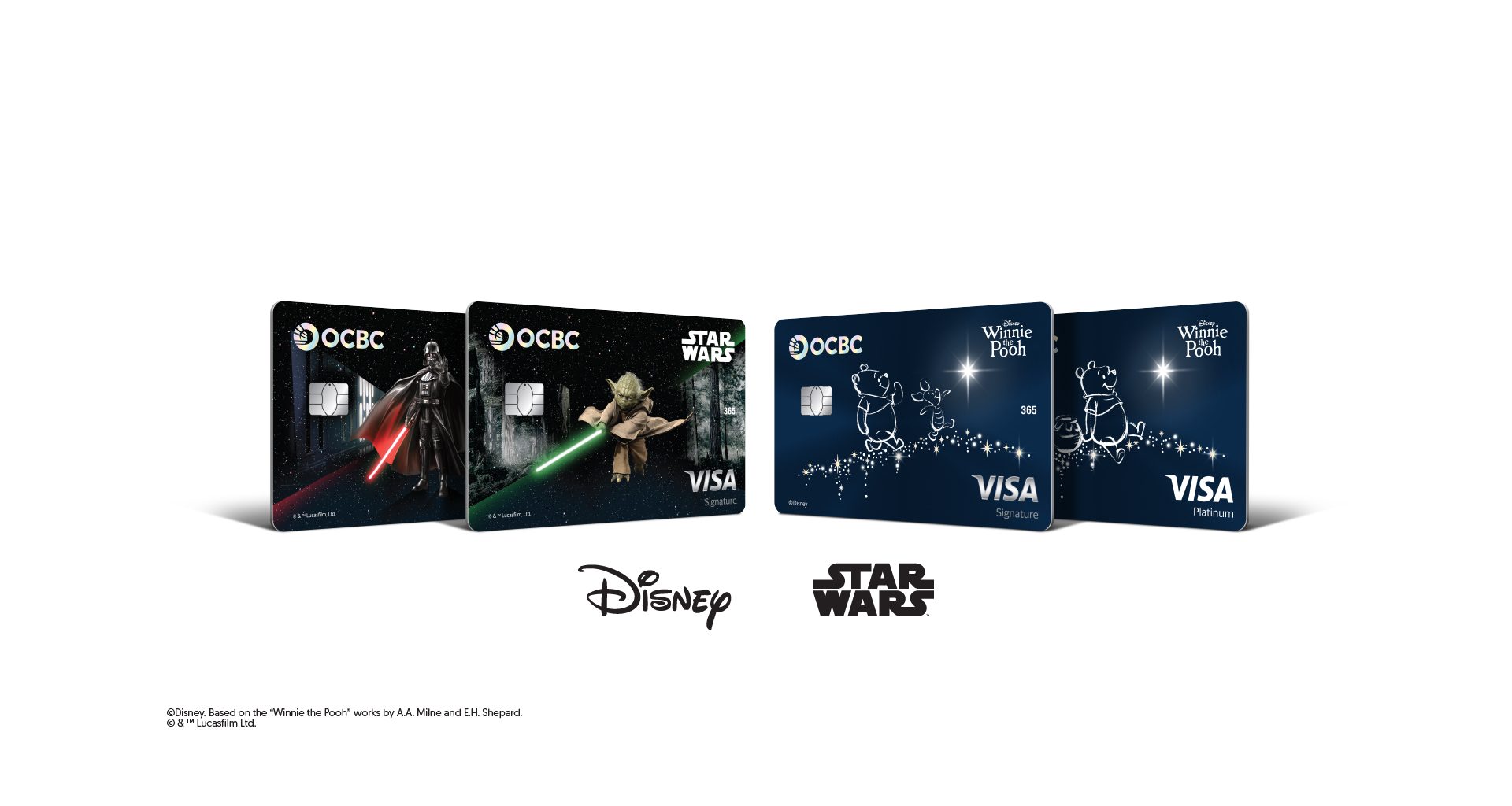 OCBC Unveils Star Wars and Winnie the Pooh ‘Light Up’ Cards in Singapore - Alvinology