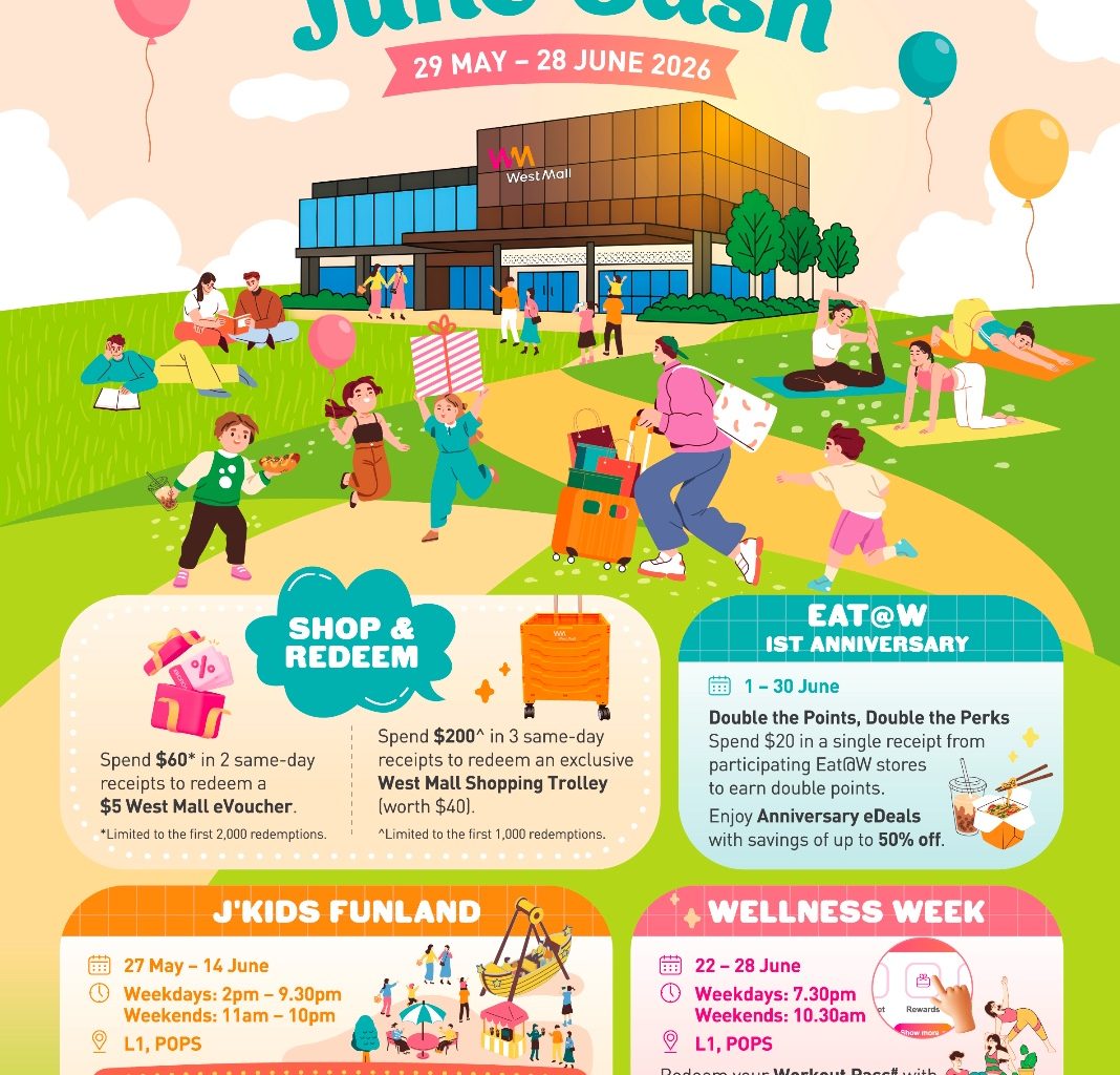 West Mall Rolls Out The Big June Bash with Carnival Fun, Wellness Activities and Up to 50% Off Deals - Alvinology