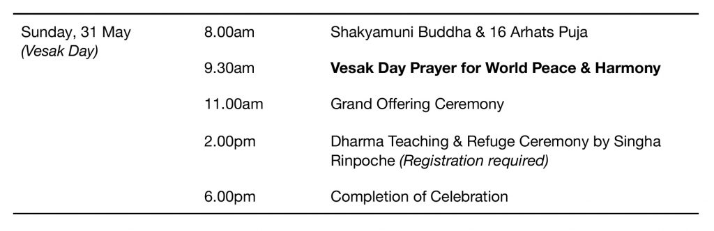 Thekchen Choling Singapore Celebrates 25 Years with Biggest Ever Our Joyous Vesak Festival - Alvinology