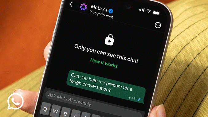 WhatsApp Launches Incognito Chat with Meta AI for Fully Private AI Conversations - Alvinology