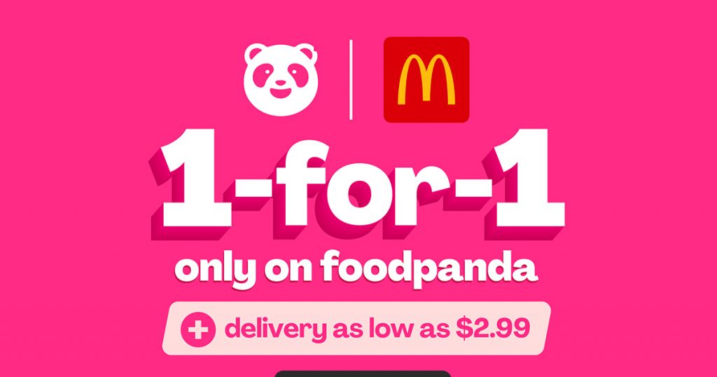 McSpicy, McMuffin and more go 1-for-1 as foodpanda rolls out month long McDonald’s deal feast in Singapore - Alvinology
