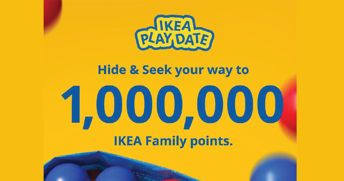 IKEA Singapore Launches Giant Hide & Seek Game with 1 Million IKEA Family Points Up for Grabs - Alvinology