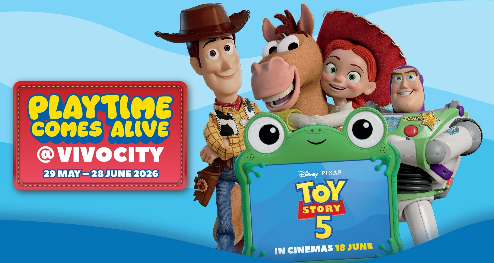 VivoCity Turns Into a Toy Story Wonderland This June With Massive Disney and Pixar Celebration Inspired by Toy Story 5 - Alvinology