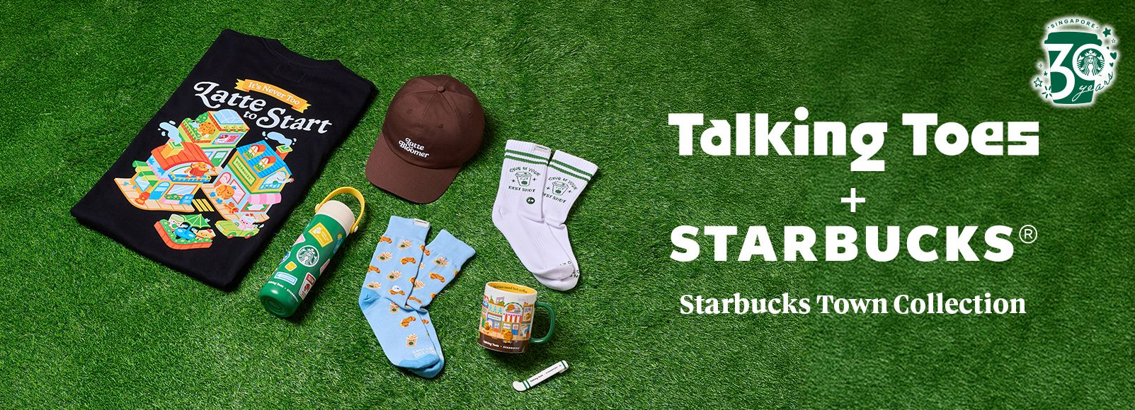 Starbucks Singapore Teams Up with Talking Toes for Playful Charity Collection and Rewards Perks This May - Alvinology