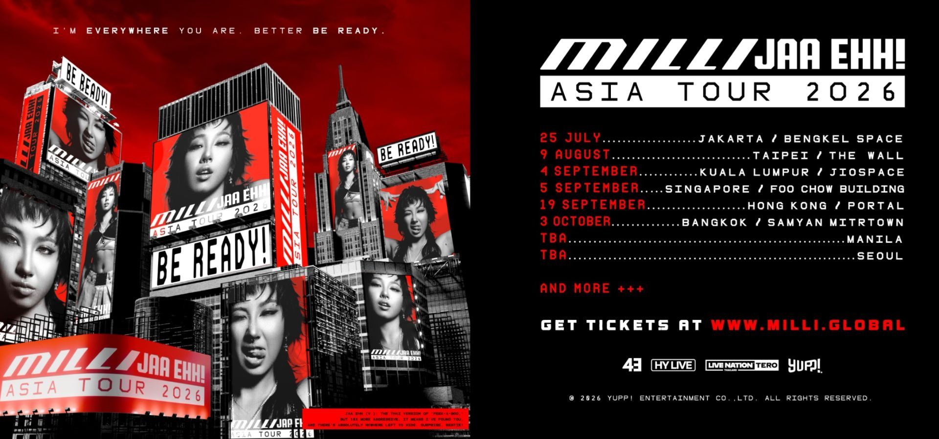 Thai Rap Star MILLI Brings First Solo Asia Tour to Singapore This September - Alvinology