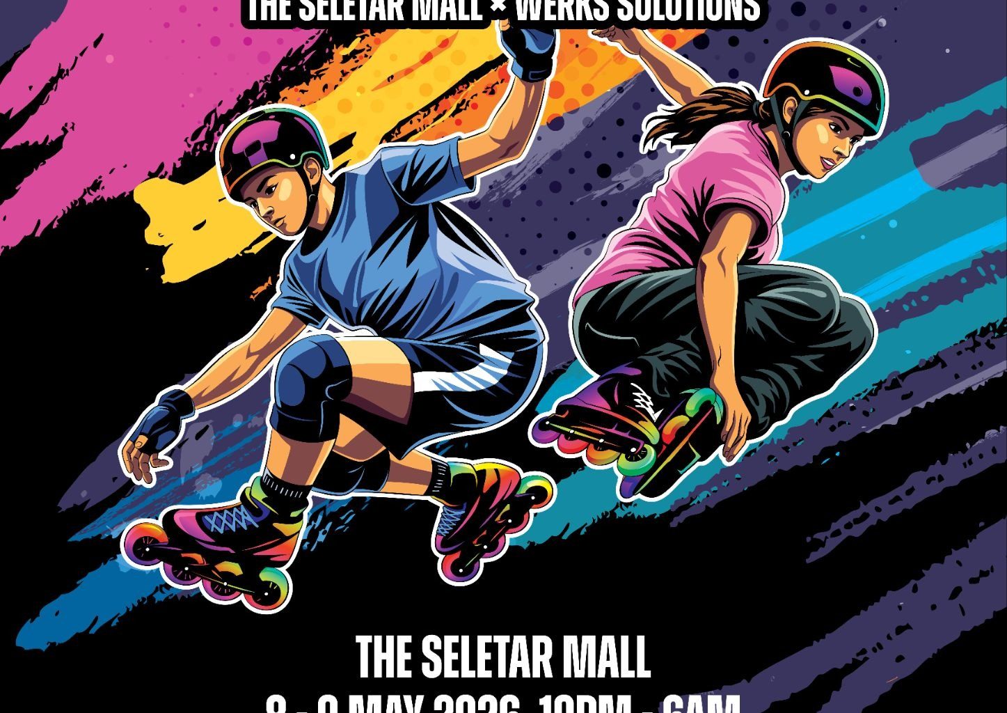 The Seletar Mall Rolls Out Singapore’s First Overnight Skatecross Downmall Challenge - Alvinology