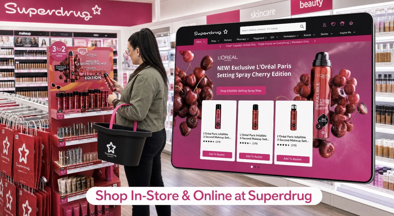 ASW x L'Oreal global exclusive - The Infallible Setting Mist Cherry Edition