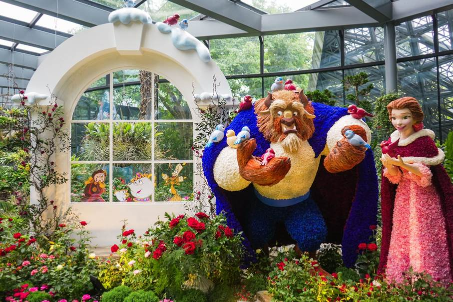 Disney Garden of Wonder Returns to Gardens by the Bay with 23 New Character Topiaries and Magical Floral Displays - Alvinology