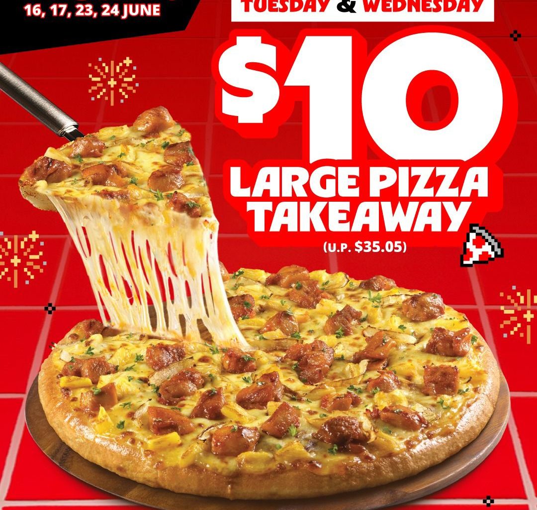 Pizza Hut Brings Back Its Popular $10 Large Pan Pizza Deal with New Otah Laksa Flavour for a Limited Time - Alvinology