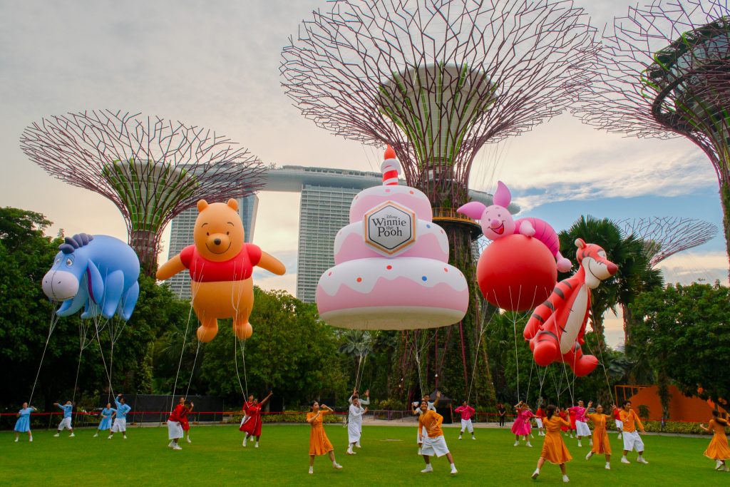 100 Years of Winnie the Pooh Celebrated at Gardens by the Bay Children’s Festival with First Ever Zipline and Giant Inflatable Parade - Alvinology