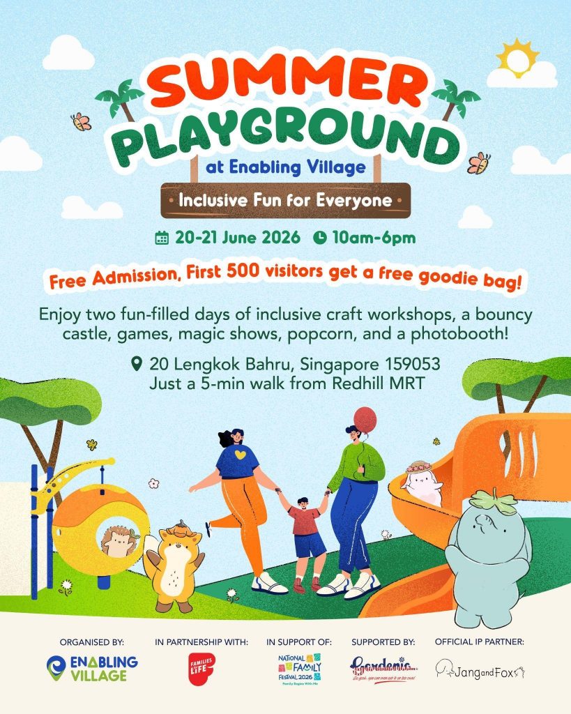 SG Enable Launches First “Summer Playground” at Enabling Village with Inclusive Family Fun, Workshops and Sensory Experiences - Alvinology
